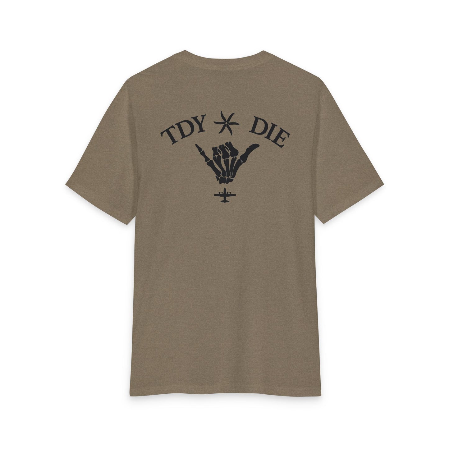 TDY or DIE Logo 2026 Coyote Brown Tri-blend